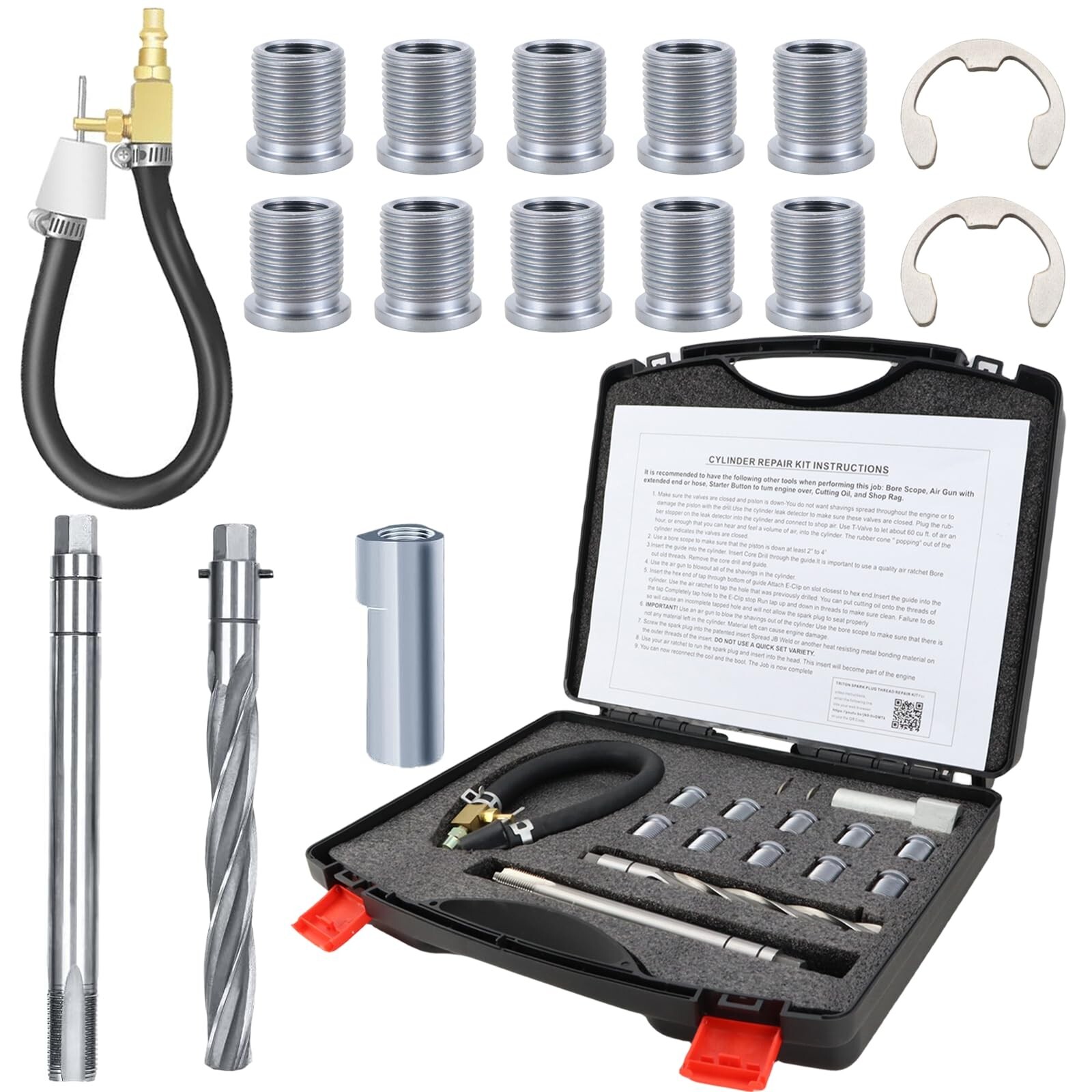 38900 Spark Plug Thread Repair Kit Fits Ford Triton 4.6L 5.4L 6.8L 2V Engines