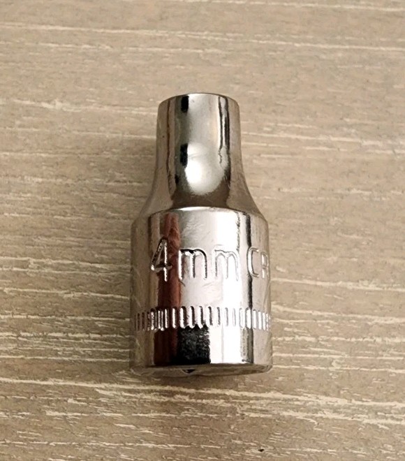 Craftsman 4mm Socket 6pt. 1/4″ Drive S-AF 43505