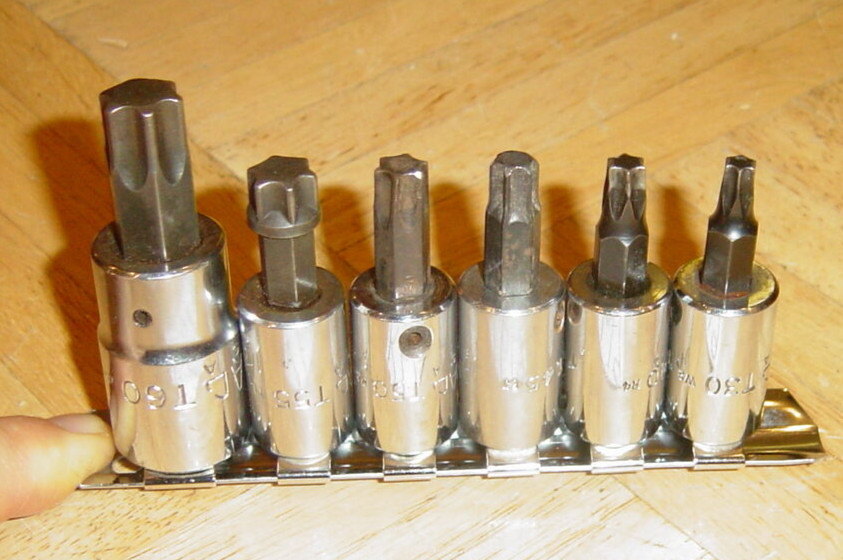 MAC TOOLS 6 PIECE MULTI DRIVE TORX BIT SOCKET DRIVER SET T30-T60