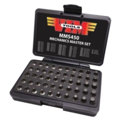 Vim Products MMS450 Vim Tools 50-piece Mechanic’s Master Set, 1/4 In. Square