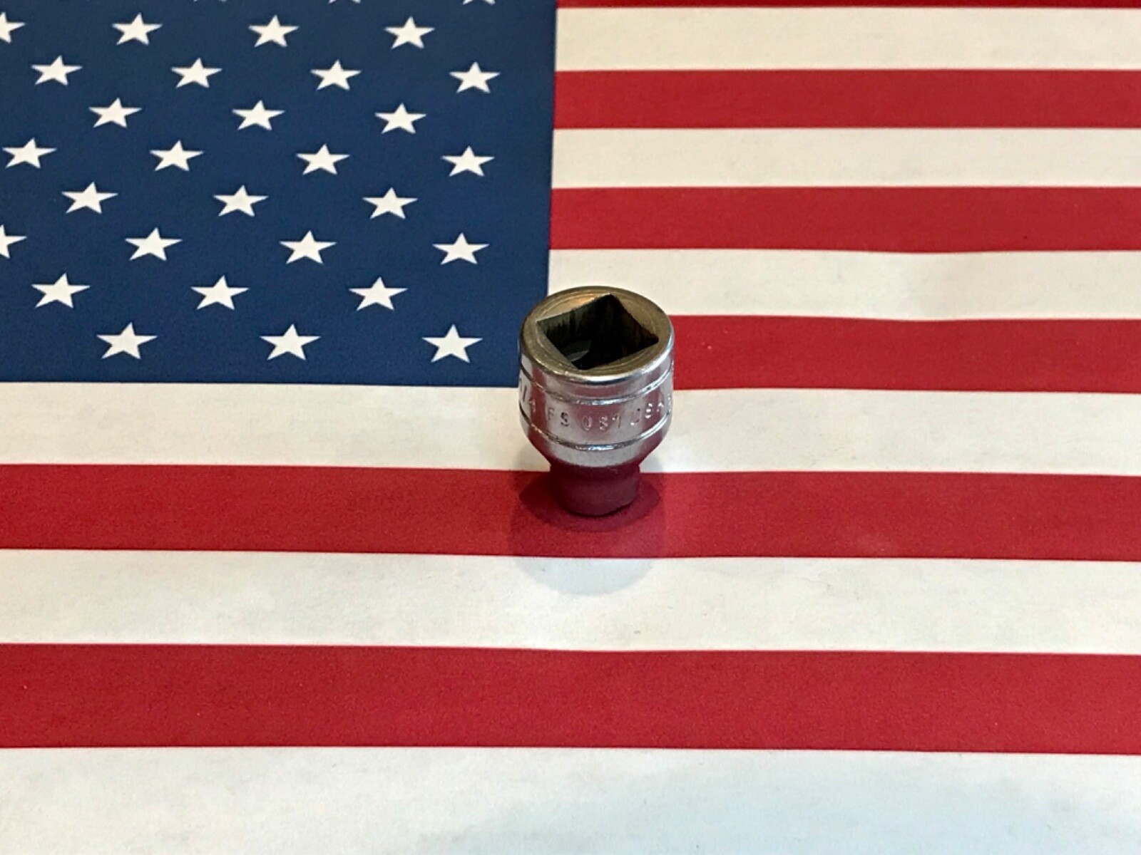 Vintage Snap-on 1/4”, 3/8″ Drive, 6 Point Socket FS081 USA 🇺🇸