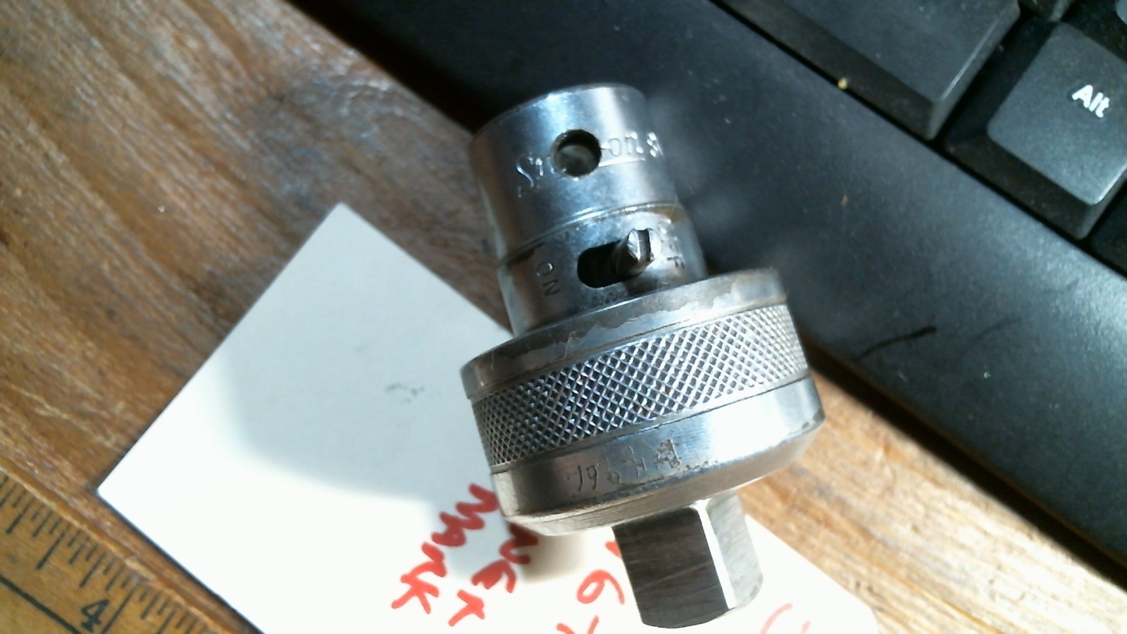 U18 SNAP ON TOOLS USA SV67 Breaker Bar Ratchet Adapter 1/2″ Dr. Pat. 2020883