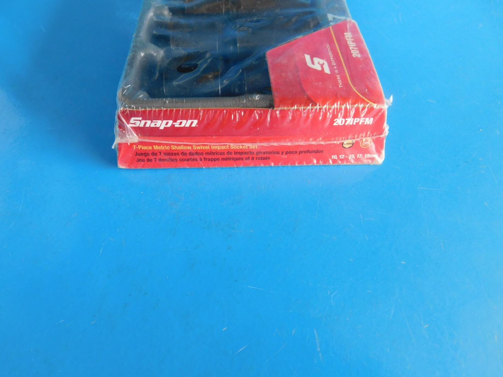 NEW,SNAP ON 3/8 IN. SWIVEL IMPACT METRIC SOCKETS10,12,13,14,15,17,18MM #207IPFM