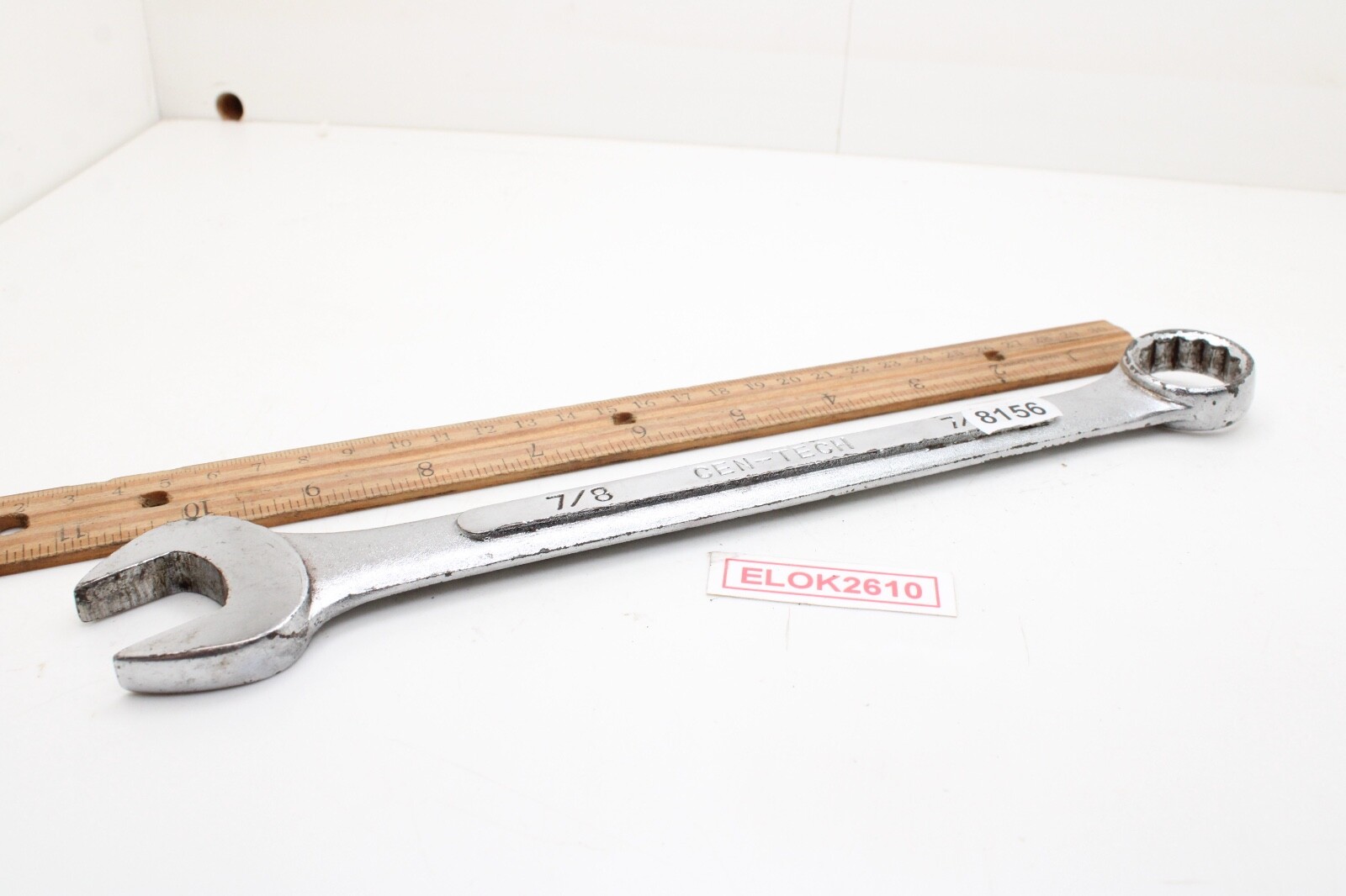 Cen-Tech 7/8″ 12 Point Combination Wrench SAE Forged Steel Alloy Chrome