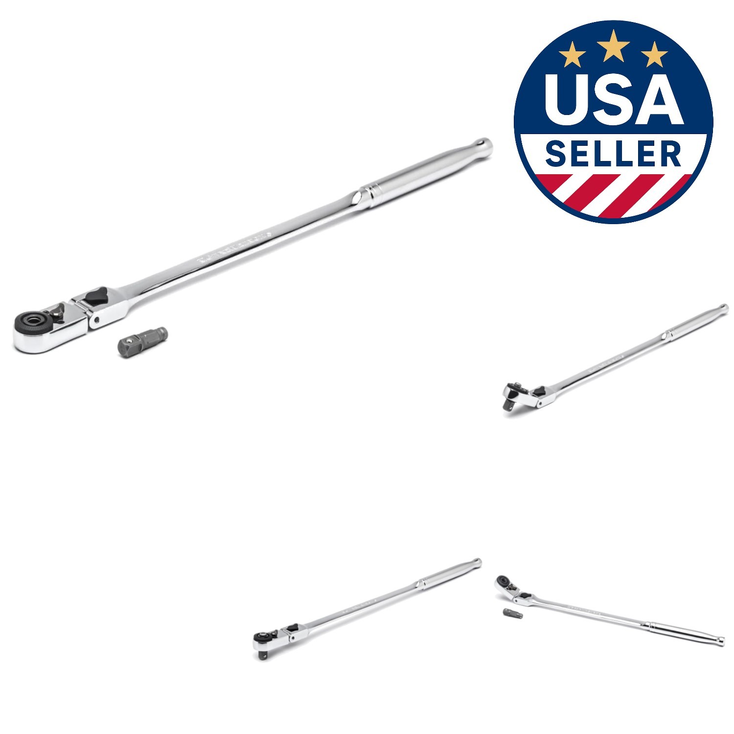 Versatile 1/4″ Drive 72-Tooth Ratchet with Flex Head – Perfect for Tight Spaces