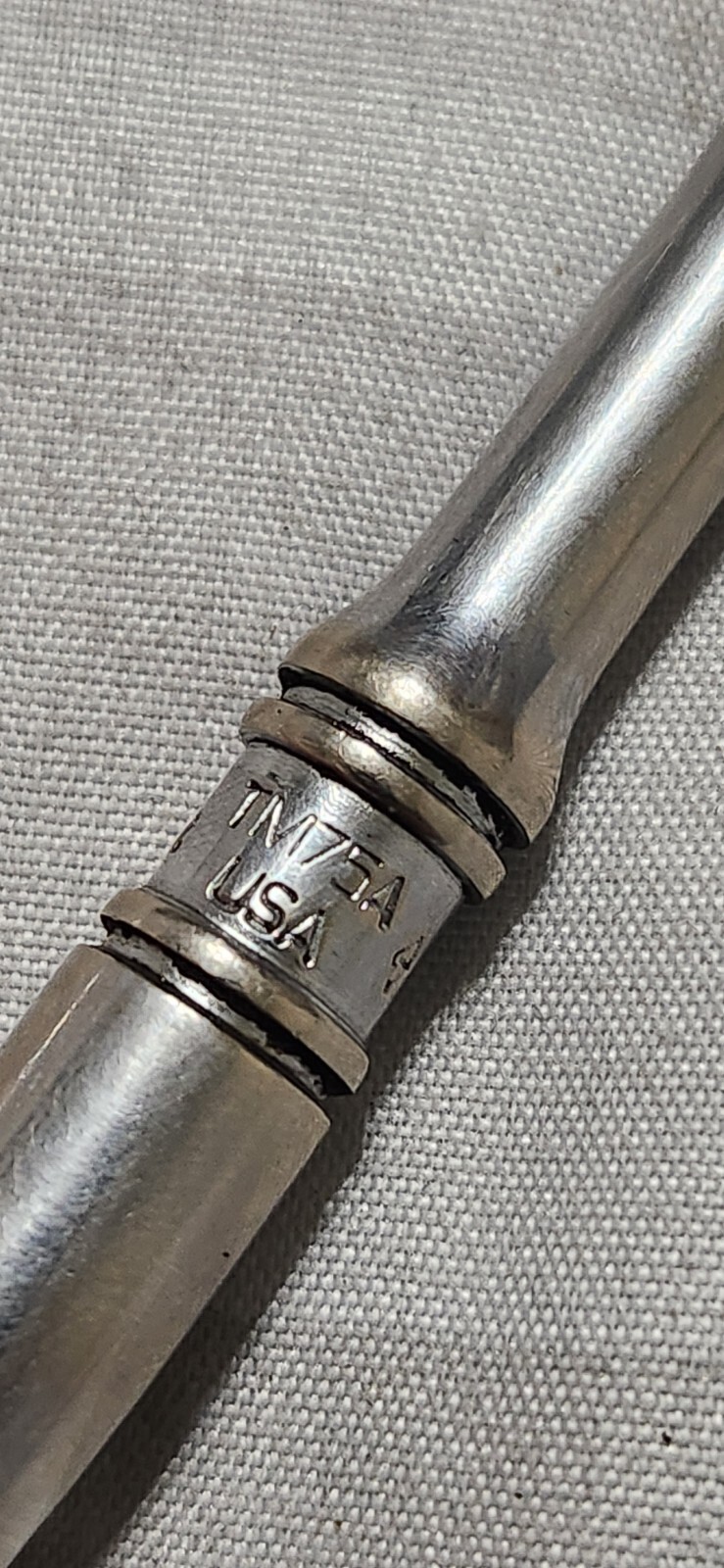 Lot 2 Snap On TM75A TM739 1/4″ Ratchet Long Handle and Short Handle USED