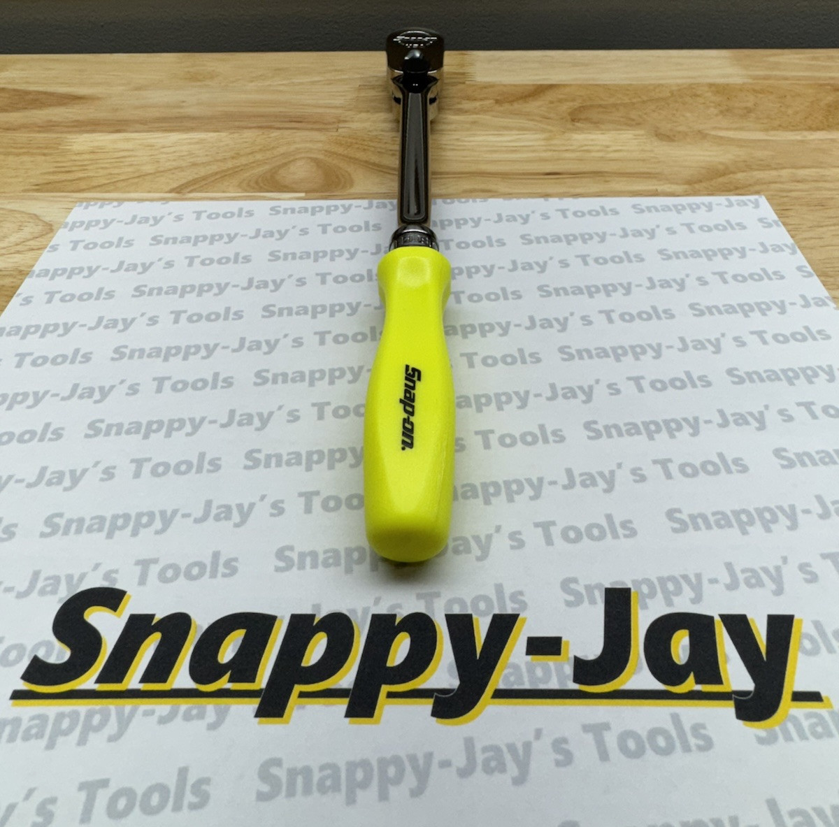 Snap-on Tools HI-VIZ 3/8″ Drive Hard Grip Multi-Position Ratchet FHD80MPHV