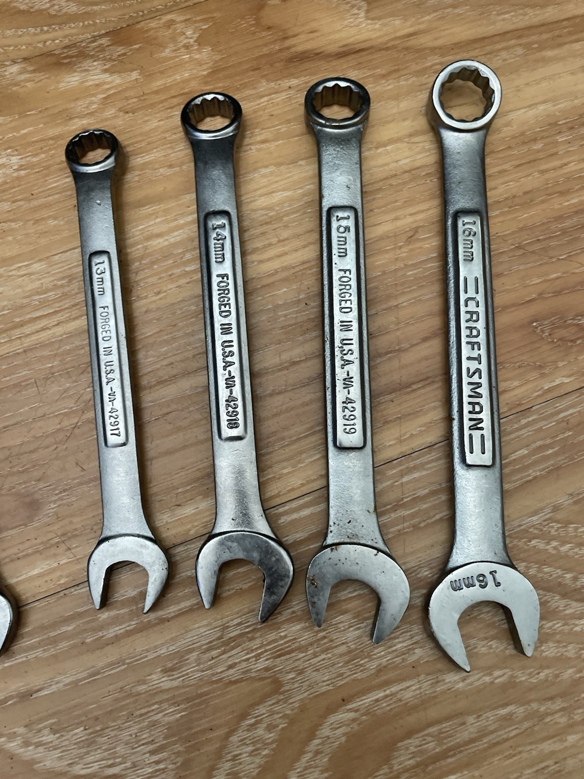Craftsman 8 Piece 12 Point Combination Metric Box End Wrench Set Free Shipping