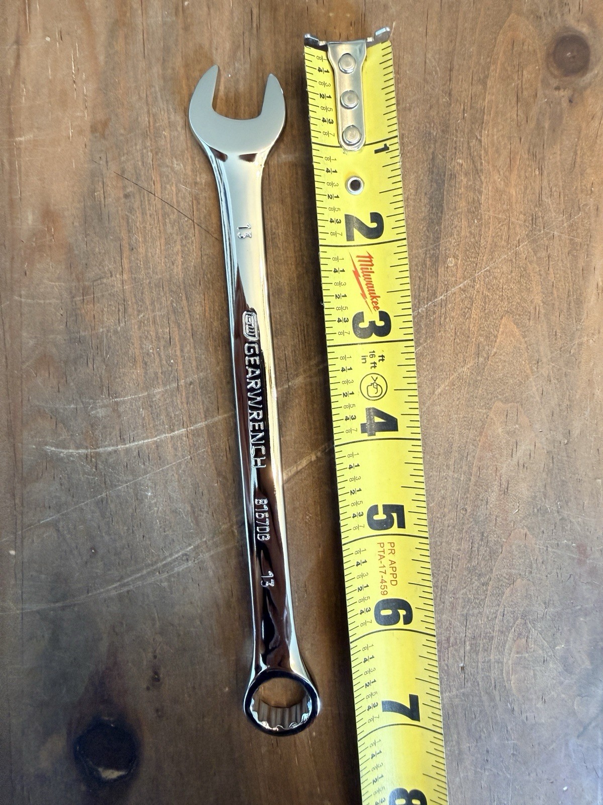 Metric GEARWRENCH Combination Wrench Polished Chrome – Pick A Size – Gear Wrench