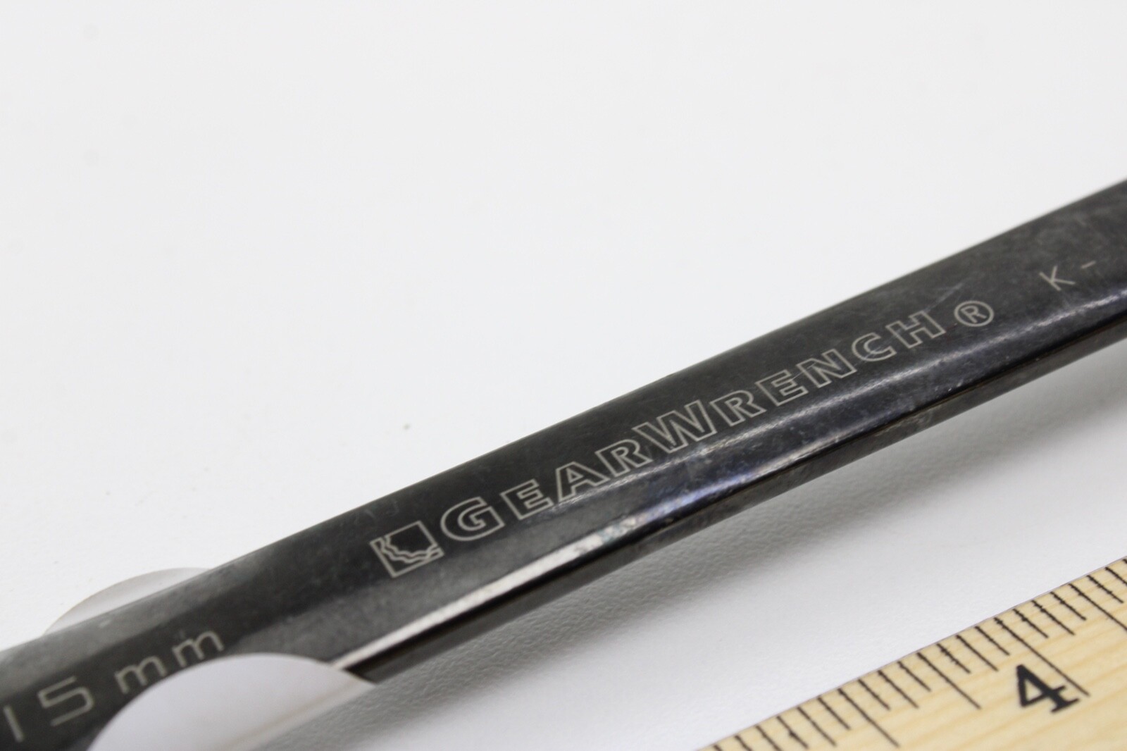 GEARWRENCH K 15 mm 12 Point Non-Ratcheting Black Chrome Combination Wrench