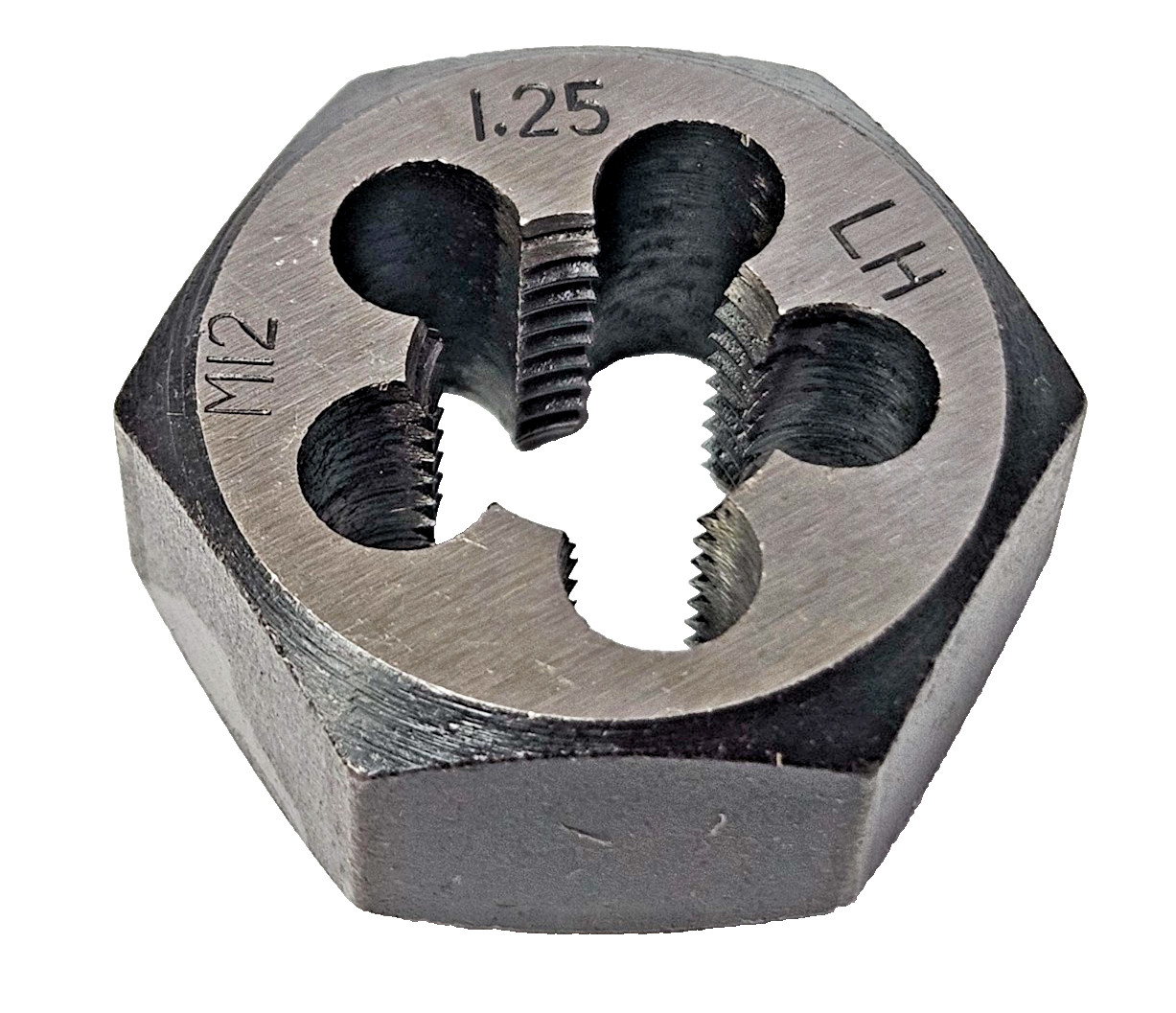 M12 X 1.25 12MM LEFT HAND X 1.06″ Hex Rethread Die Alfa MHD70764L CS LH