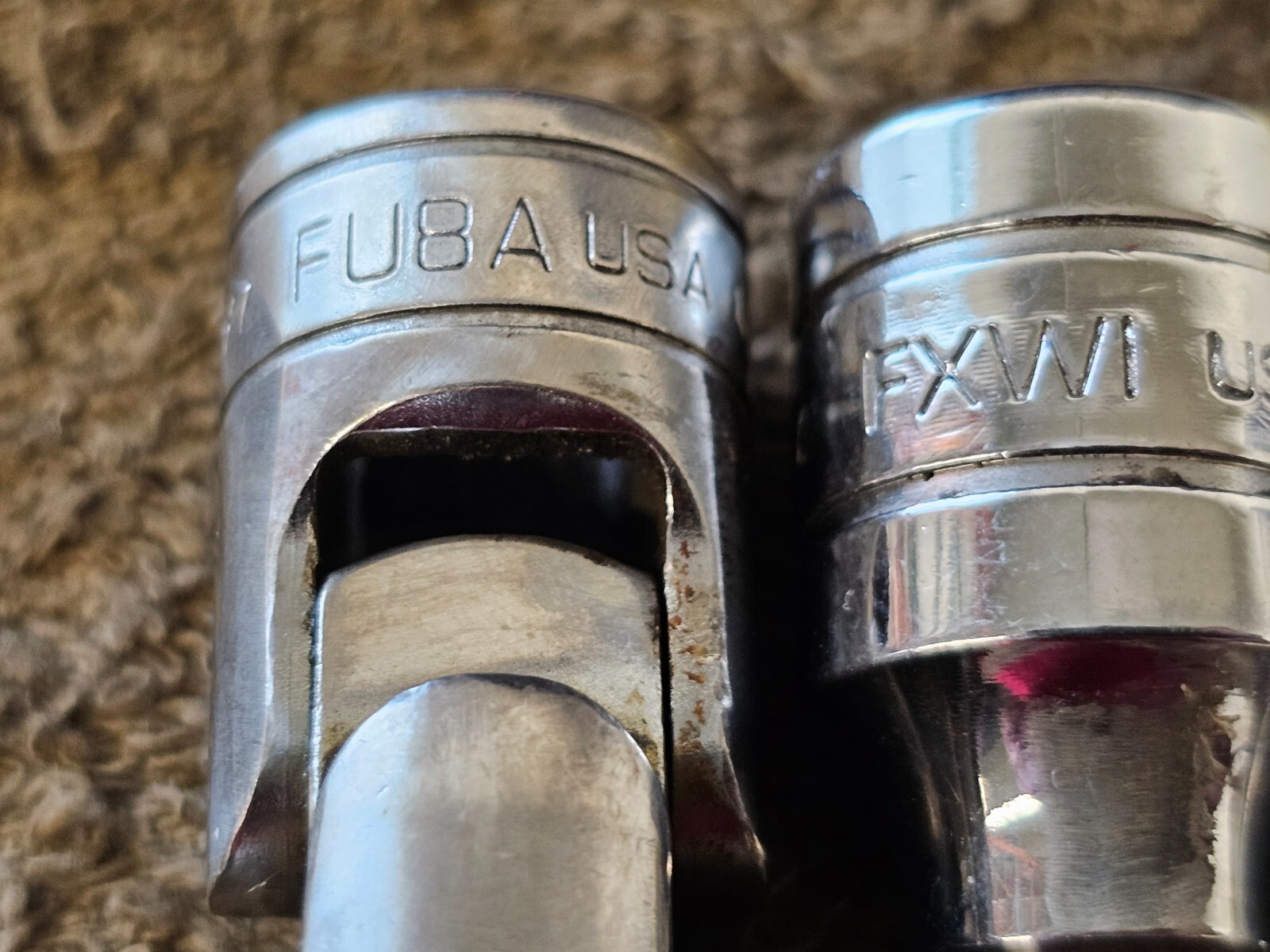 3 Snap On Swivel Socket Adapter Set 3/8″ Drive FU8A A2 FXW1 Wobble Extension