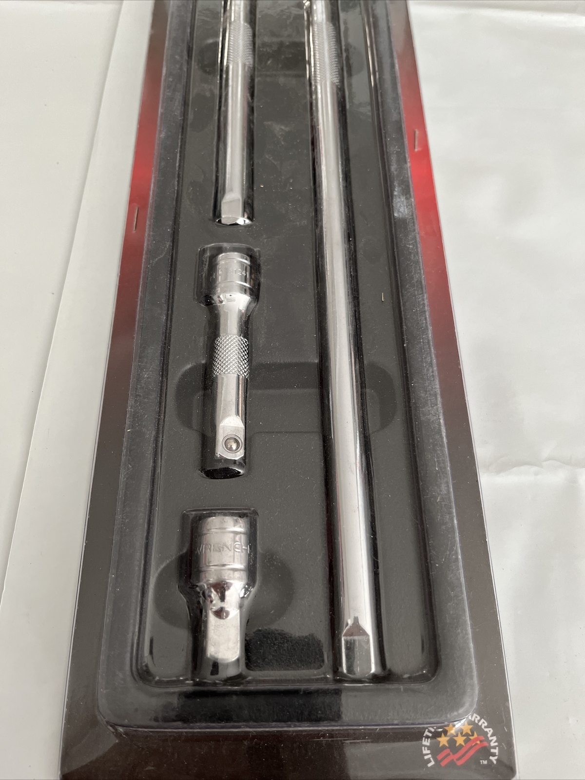 Gearwrench 4pc 3/8″ drive Knurled Extension Set 1.5″, 3″, 6″ & 12″ #81200D