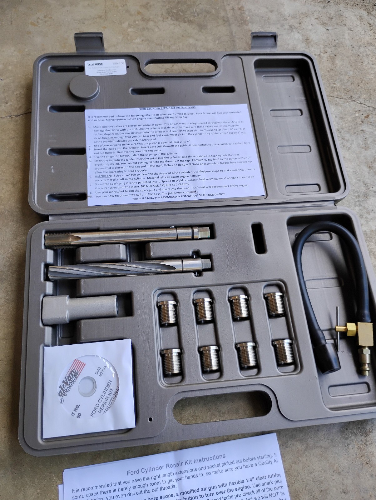 Cal-Van Tools Part #38900 Ford Triton Insert Tool Installer Kit