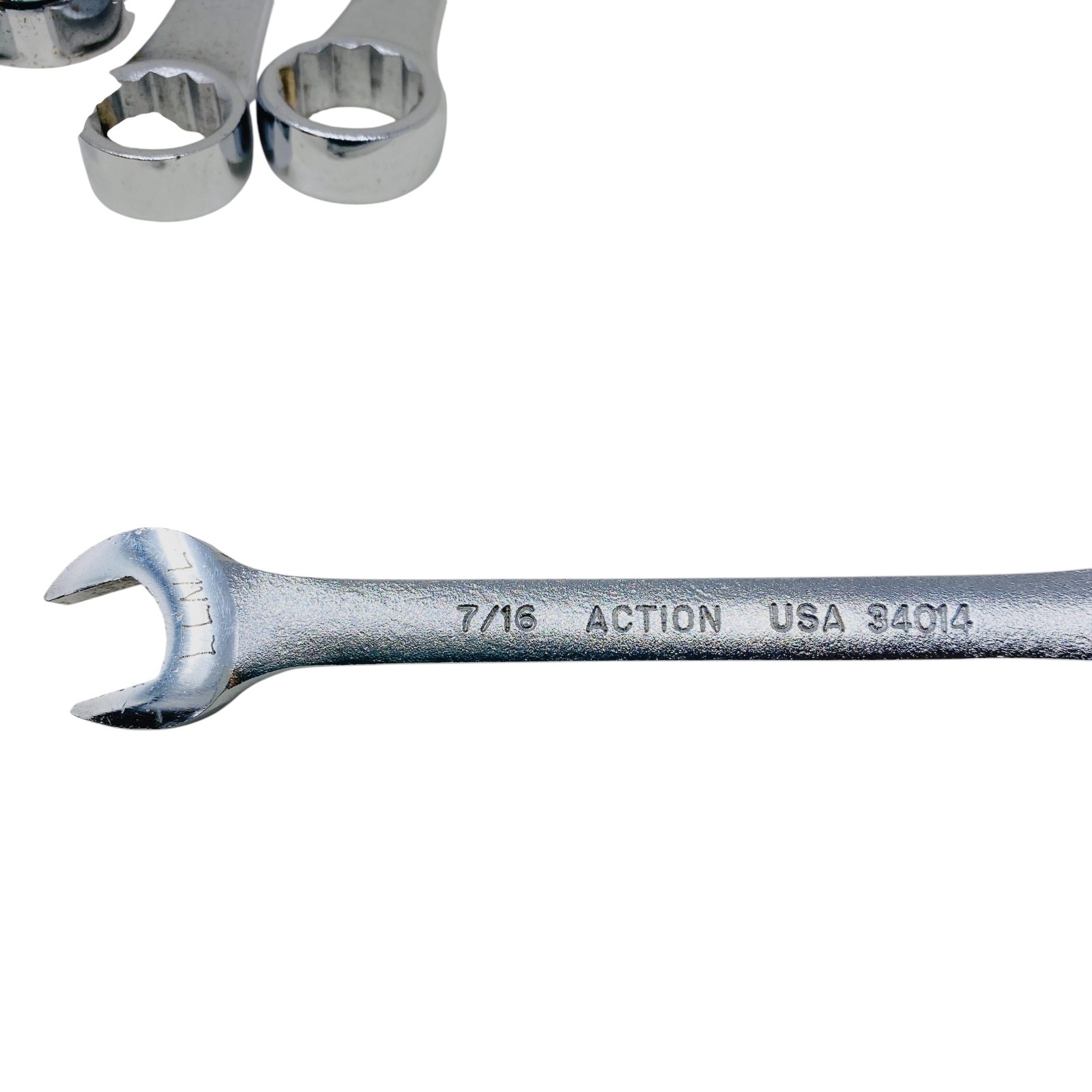 Action USA Combination Wrench Lot Set SAE Mechanics Hand Tools, 9 Pcs