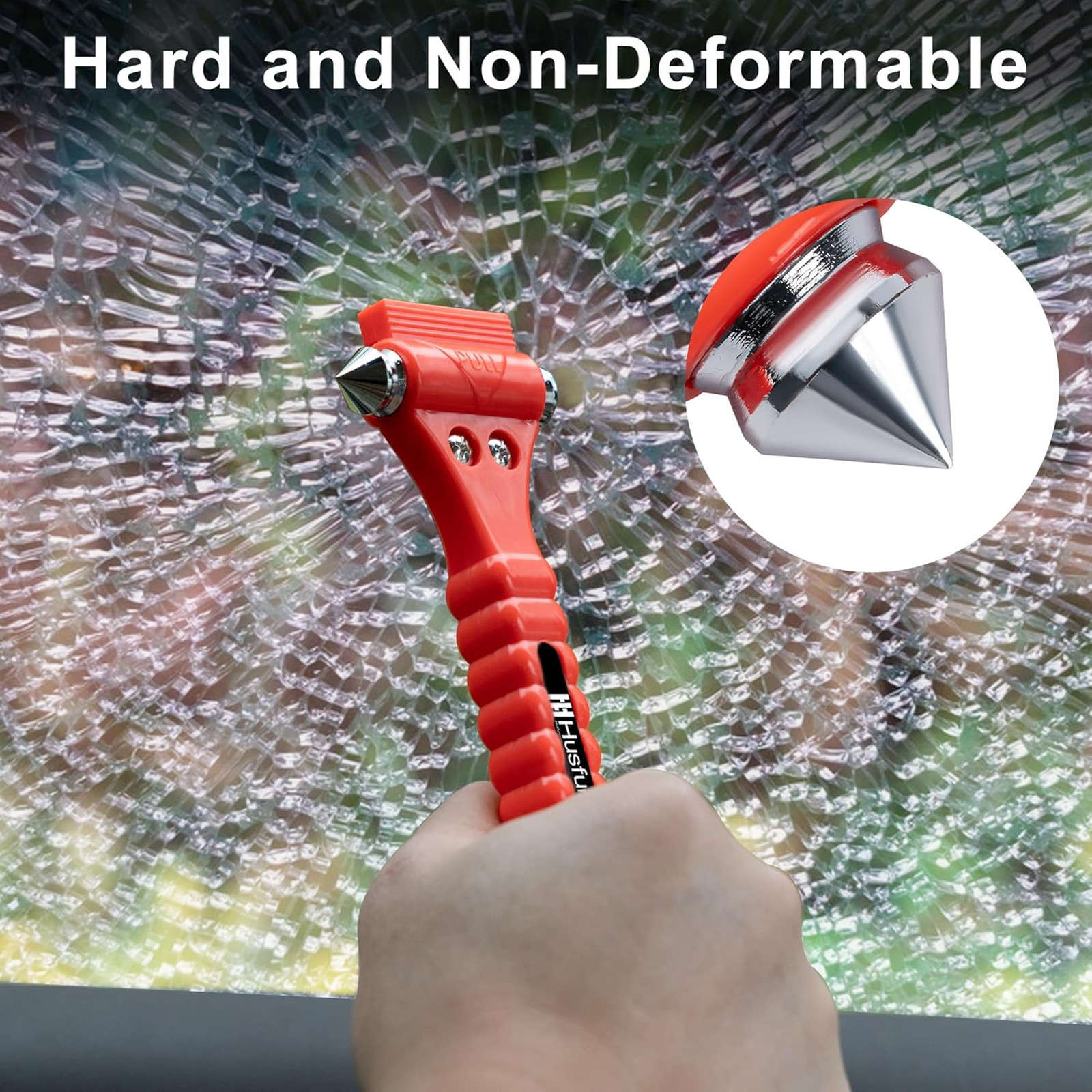 Car Window Breaker Hammer and Seat Belt Cutter Emergency Escape Tool 2 Pack