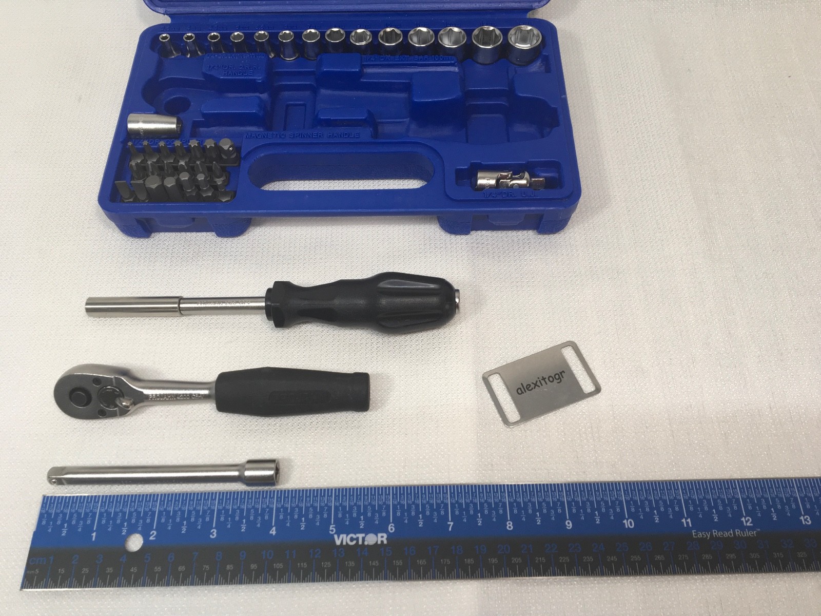 NEW PROJAHN Socket Wrench Set 1/4” -Metric 39 Piece Case Profesional 3.5 to 14mm
