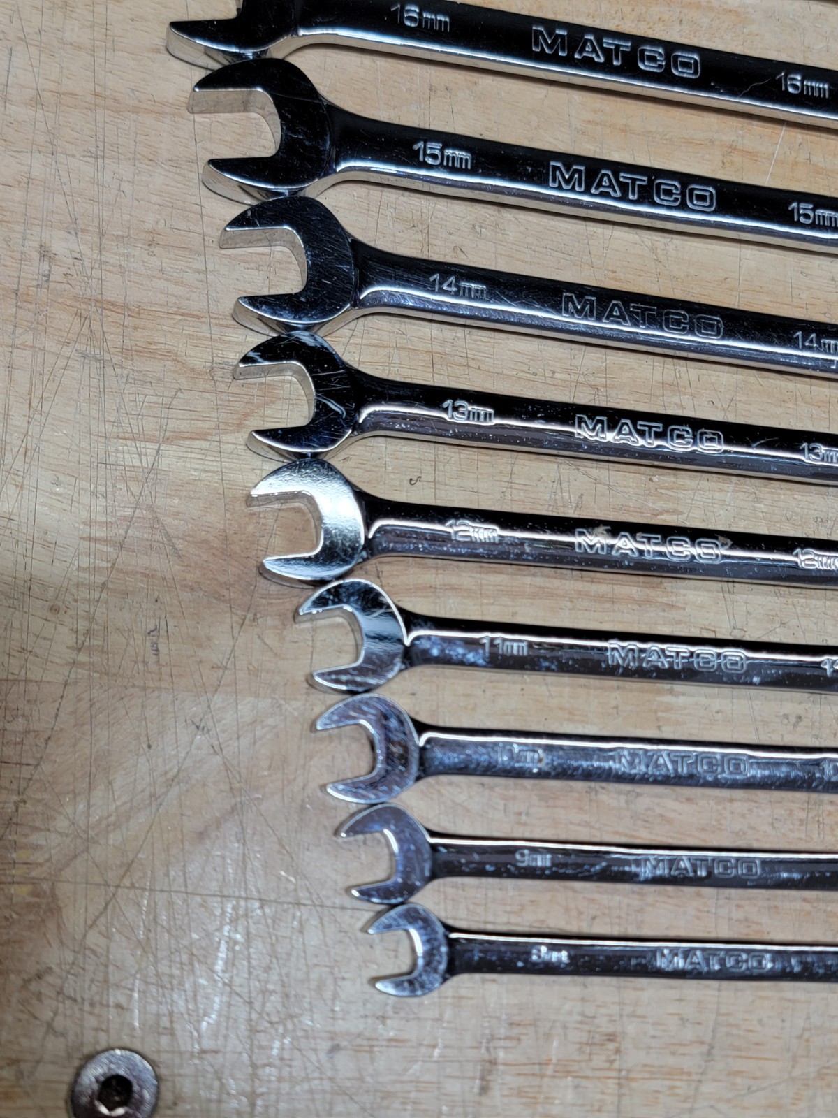 MATCO TOOLS RATCHETING WRENCH SET 12PC 8mm – 19mm 7GRC8M2 – 7GRC19M2 METRIC