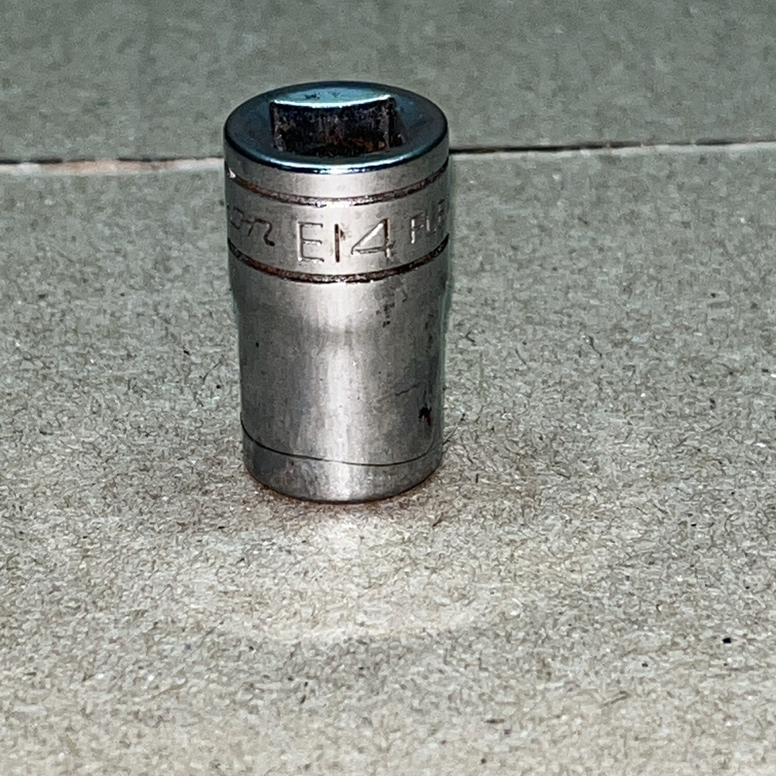 Snap On Tools FLE140A E14, Inverted Torx, Chrome, 3/8” Dr. Shallow Socket USA