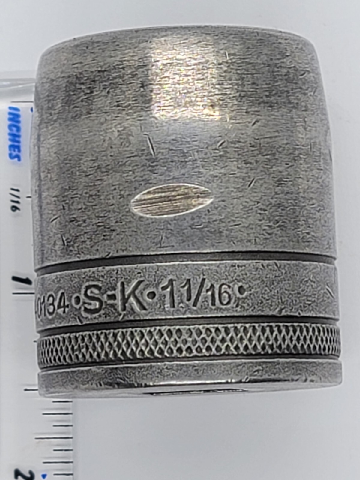 SK 1/2″ Drive 12 Point 1 -1/16 In. Shallow SAE Socket 40134 Knurled S111
