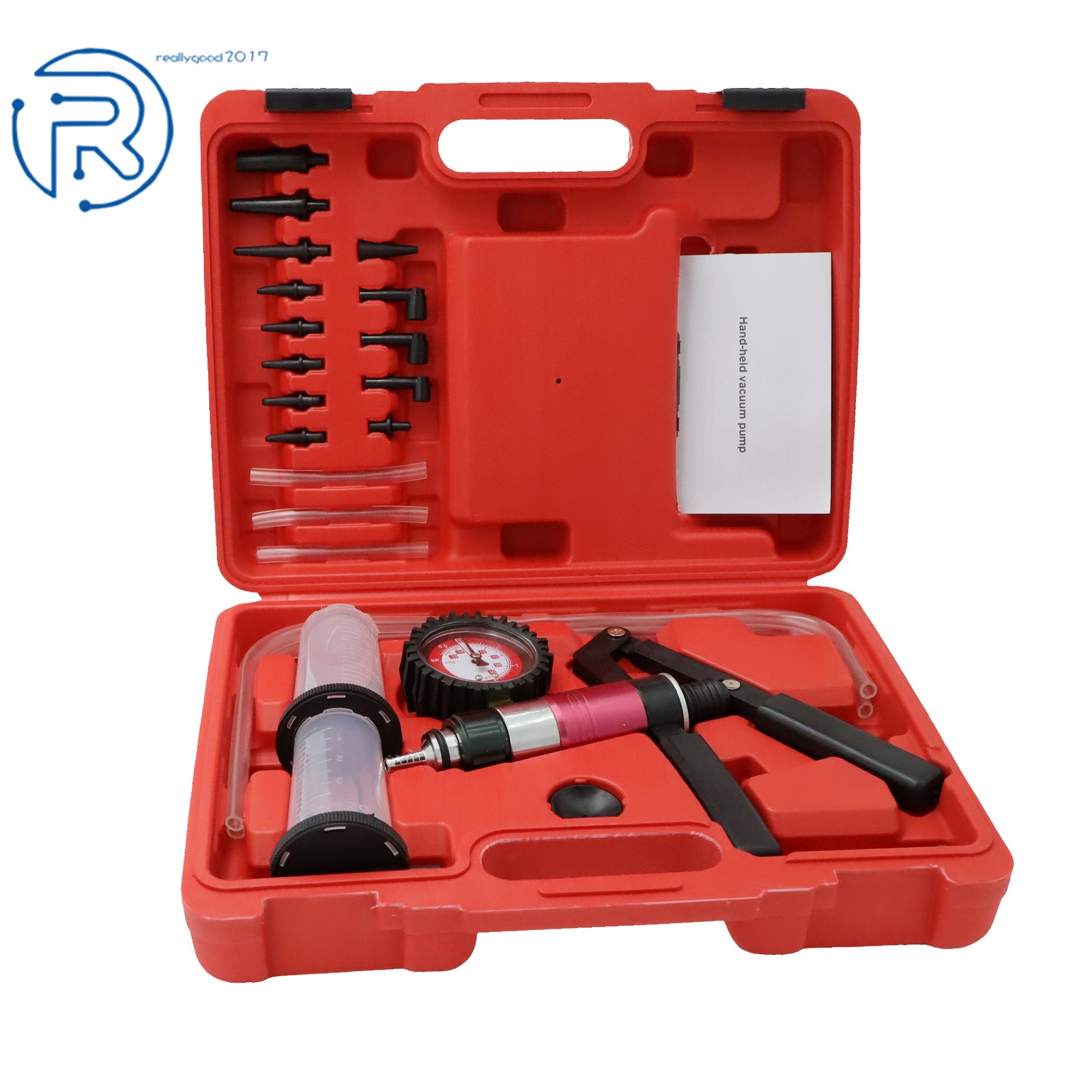 Box Car Motorbike Hand Held Vacuum Pump Brake Bleeder Bleed tester Tool Kit