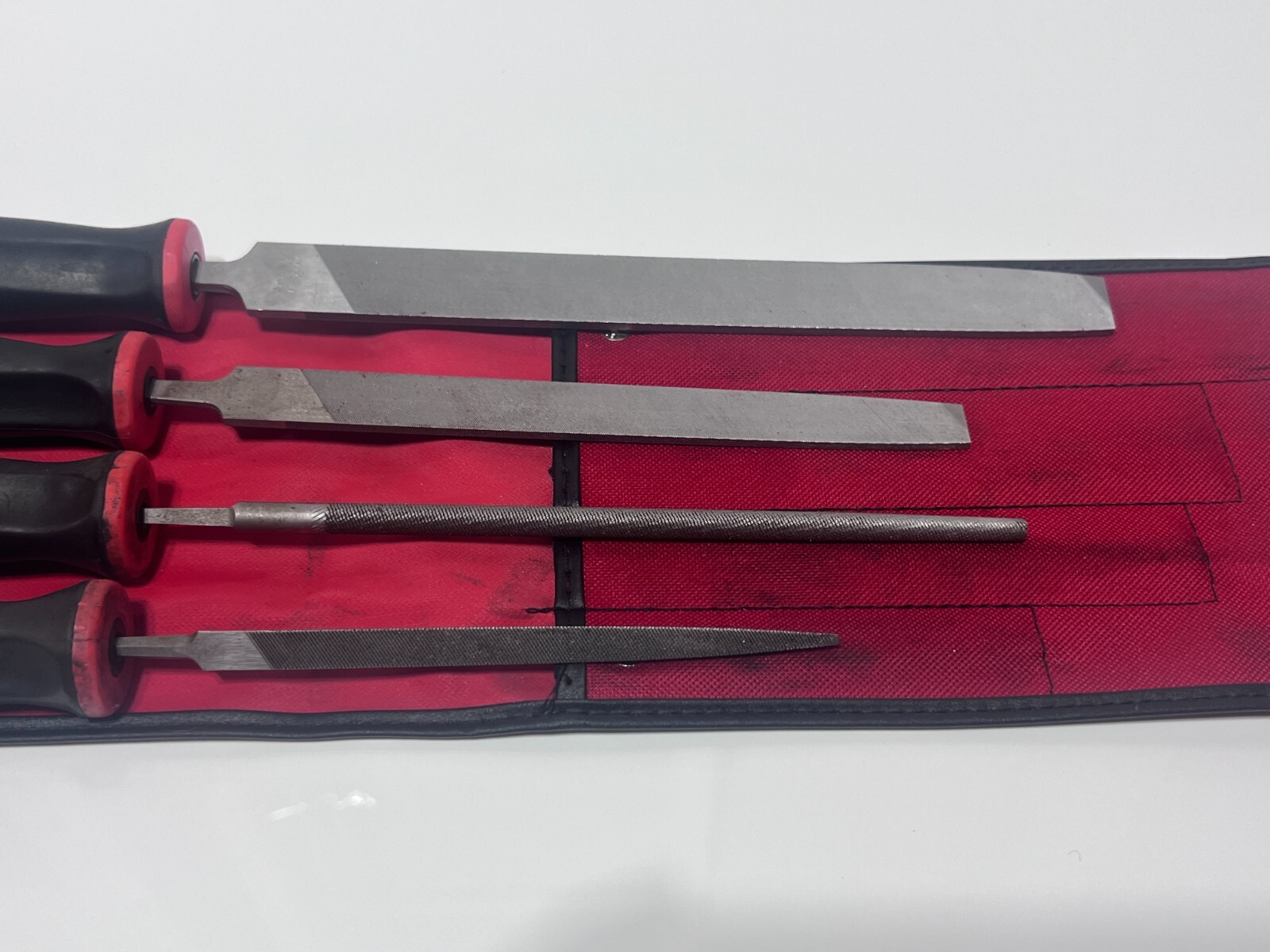 Snap-On Tools USA SGHBF500A Mixed File Set, (1) Triple Square (2) Mill (1) Round