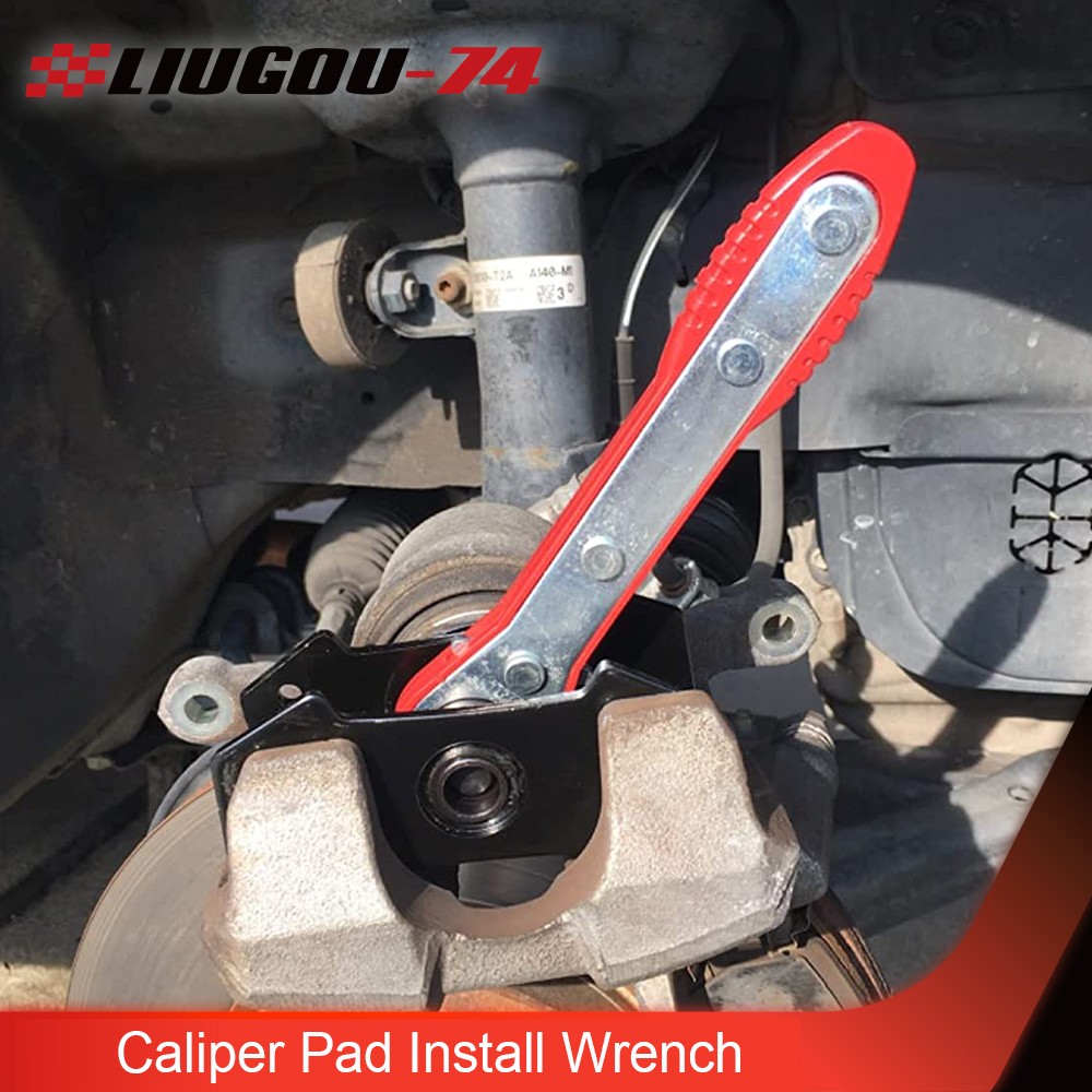 Ratcheting Brake Piston Spreader Wrench Caliper Pad Install Tool Press Ratchet