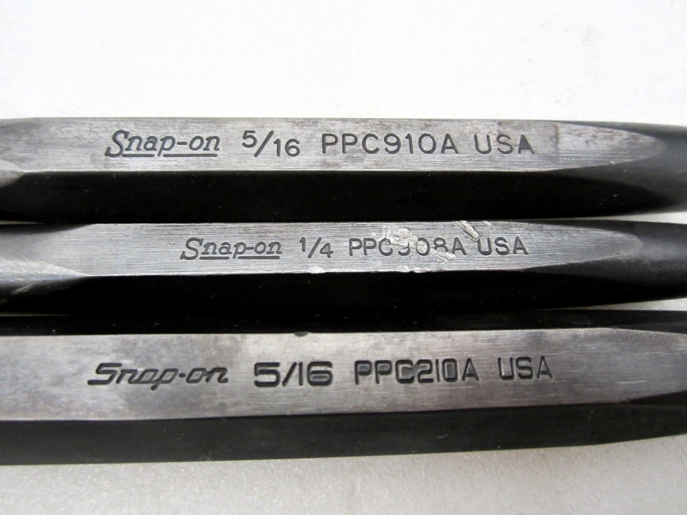 Snap-on 9pc Punch Set Center Pin Tapered PPC USA