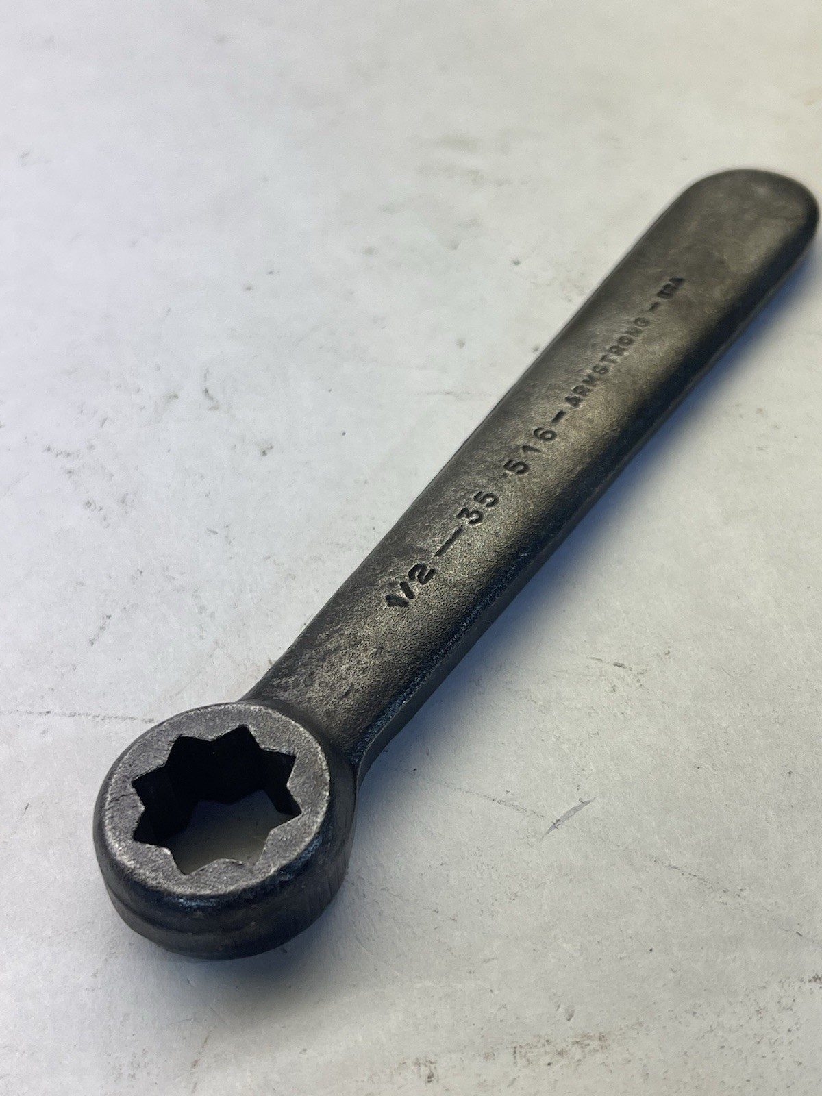 Armstrong 35-516 1/2″ Single End 8 Point Square End Box End Wrench (25N45)