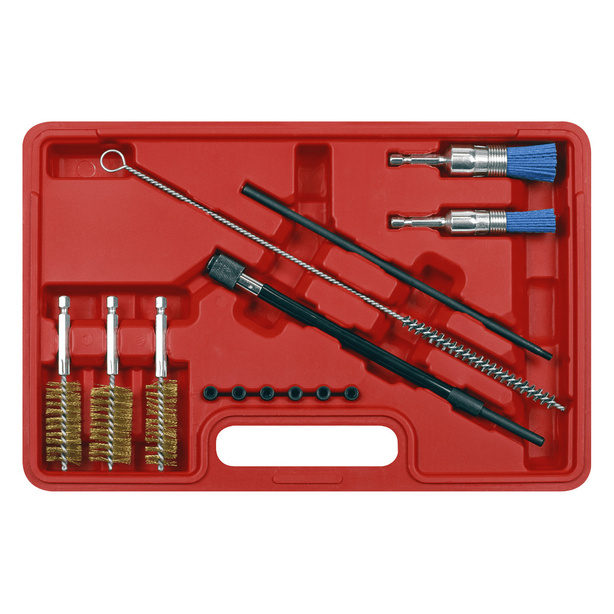 Sealey VS1900 Cleaning Brush Set Injector Bore 14pc