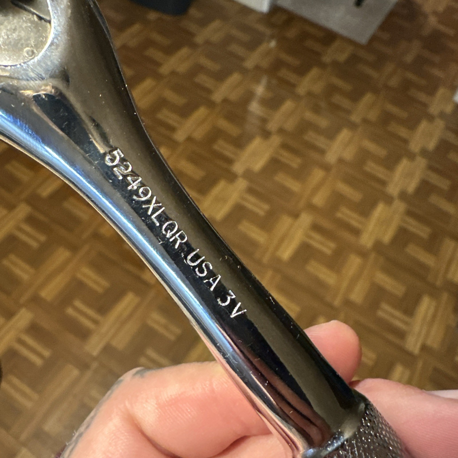 PROTO 5249XLQR 3/8 Drive Quick Release Pearl Head RATCHET USA