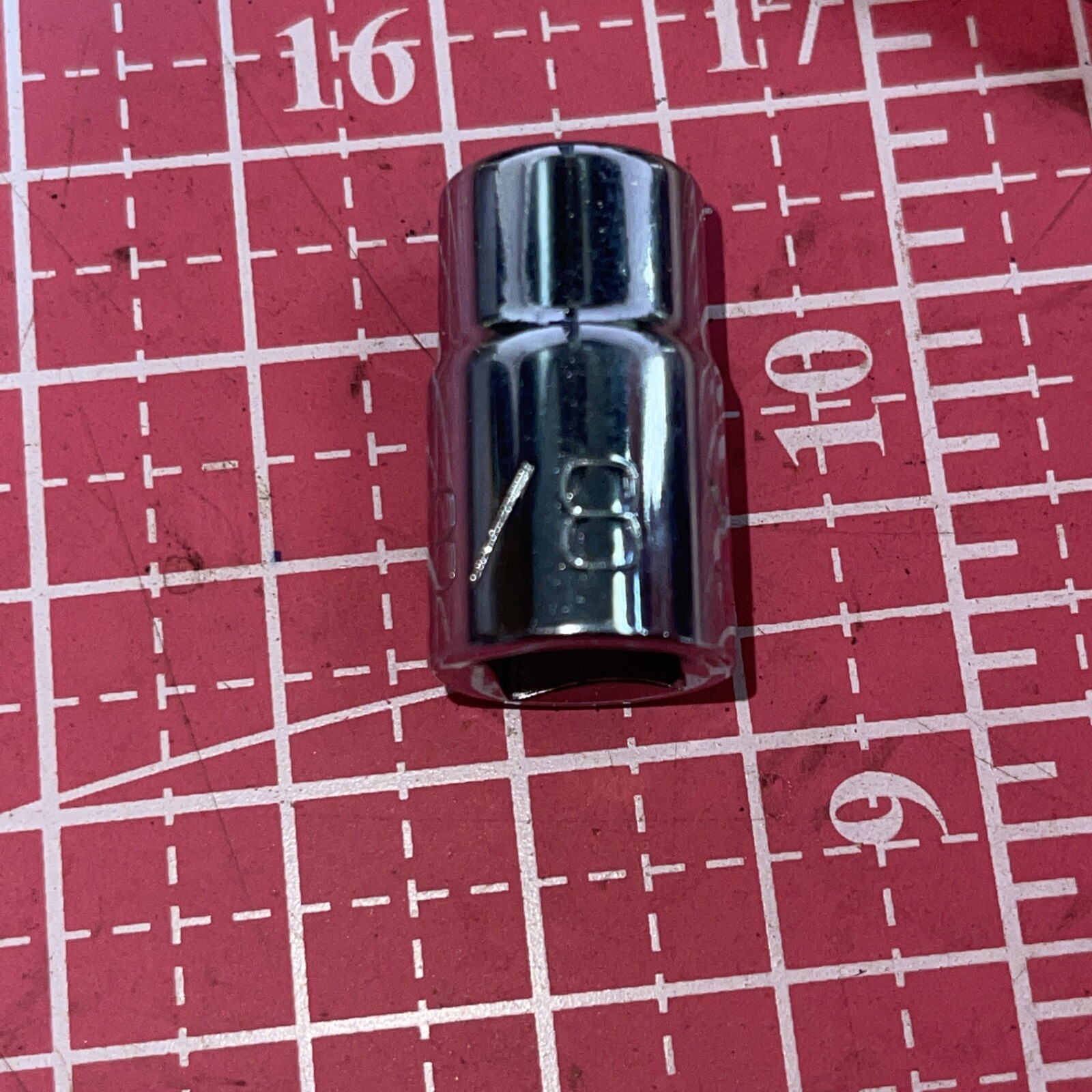 NOS Wright USA 3112 3/8 In SAE 3/8” Drive 12 Point Socket Vintage