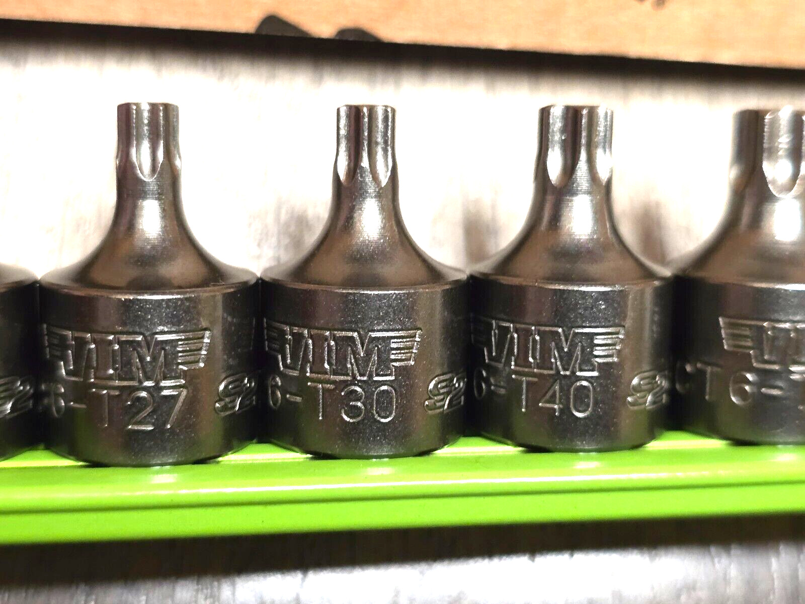 VIM 3/8dr 10pc Half-Cut Stubby Torx Bit Driver Socket Set w/MagraiL #IMPACT-HCT6