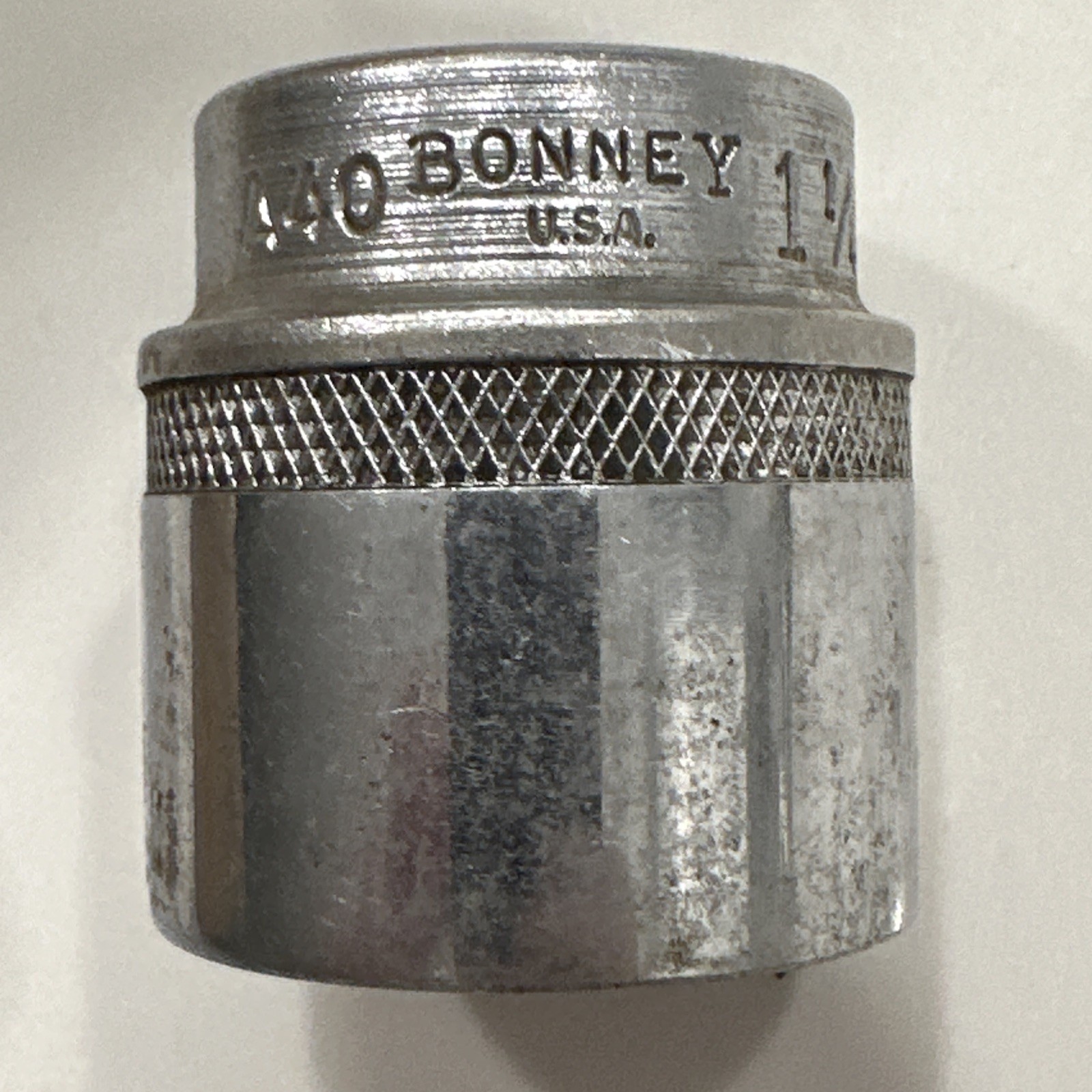 Vintage Bonney 1-1/4” Shallow 12 Point Socket 1/2” Inch Drive A40 Made In USA