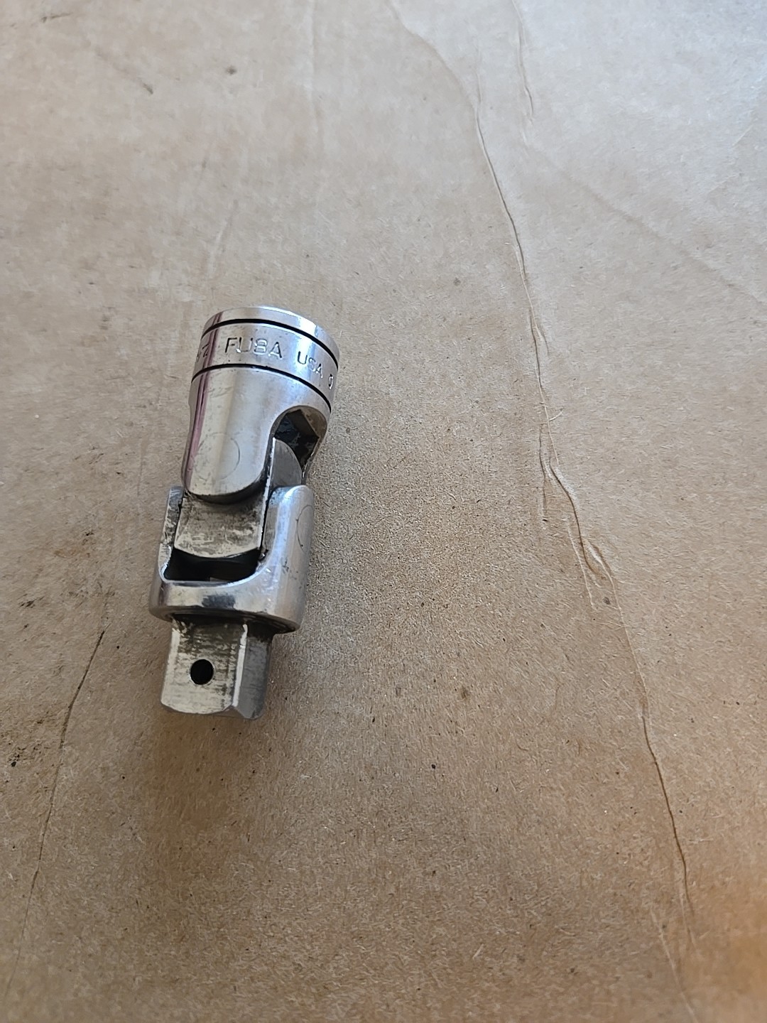Snap On 3/8″ Drive Chrome Friction Ball Universal Swivel Socket USA FU8A