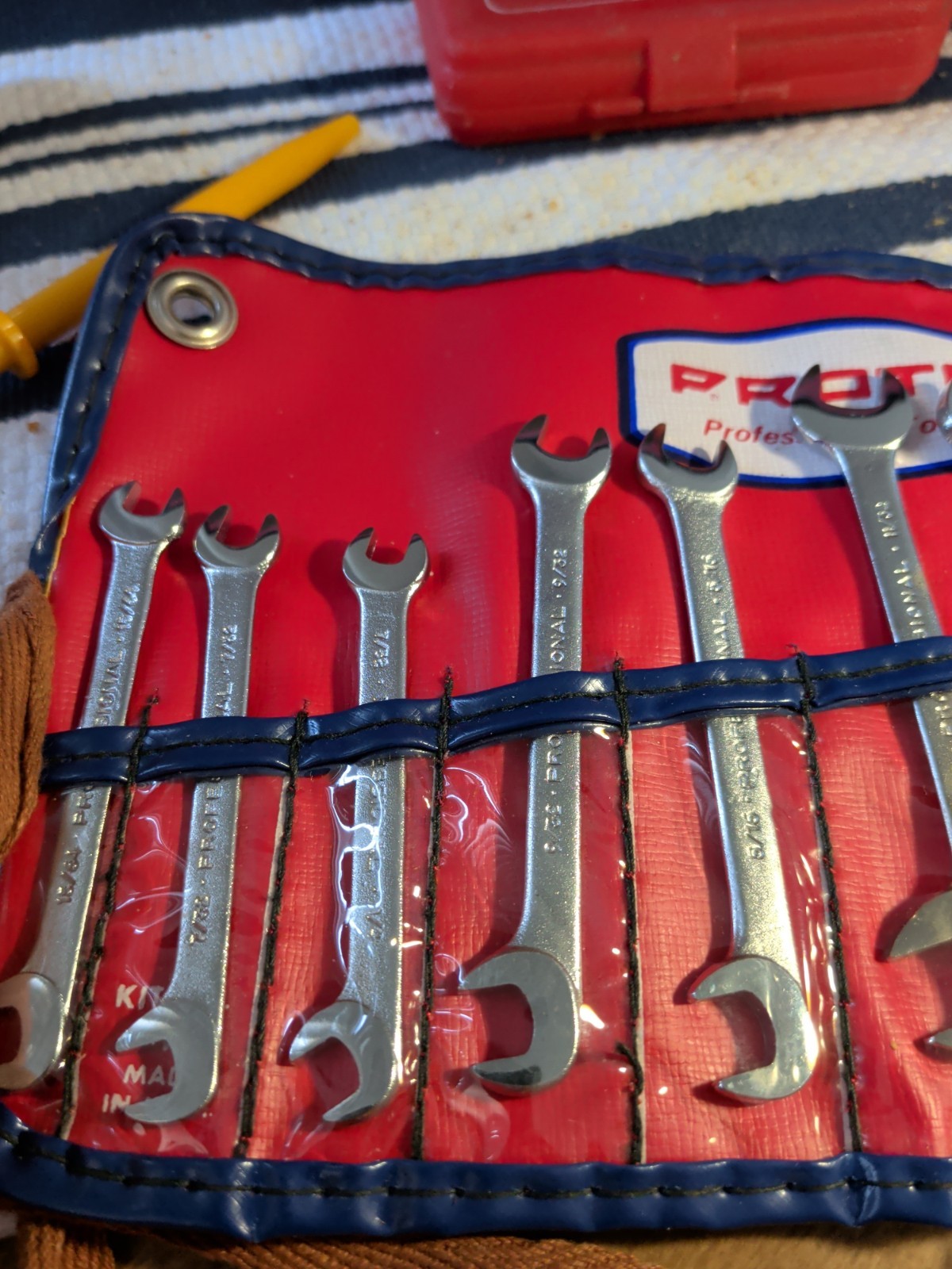 Proto Professional 9 Piece Open End Ignition Wrench Set 7/32″ – 1/2″