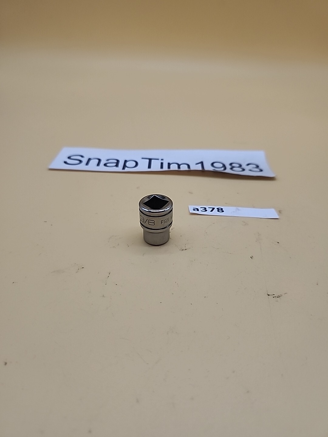 Snap-on Tools 3/8″ Drive 3/8″ Socket F121 12-Point SAE USA