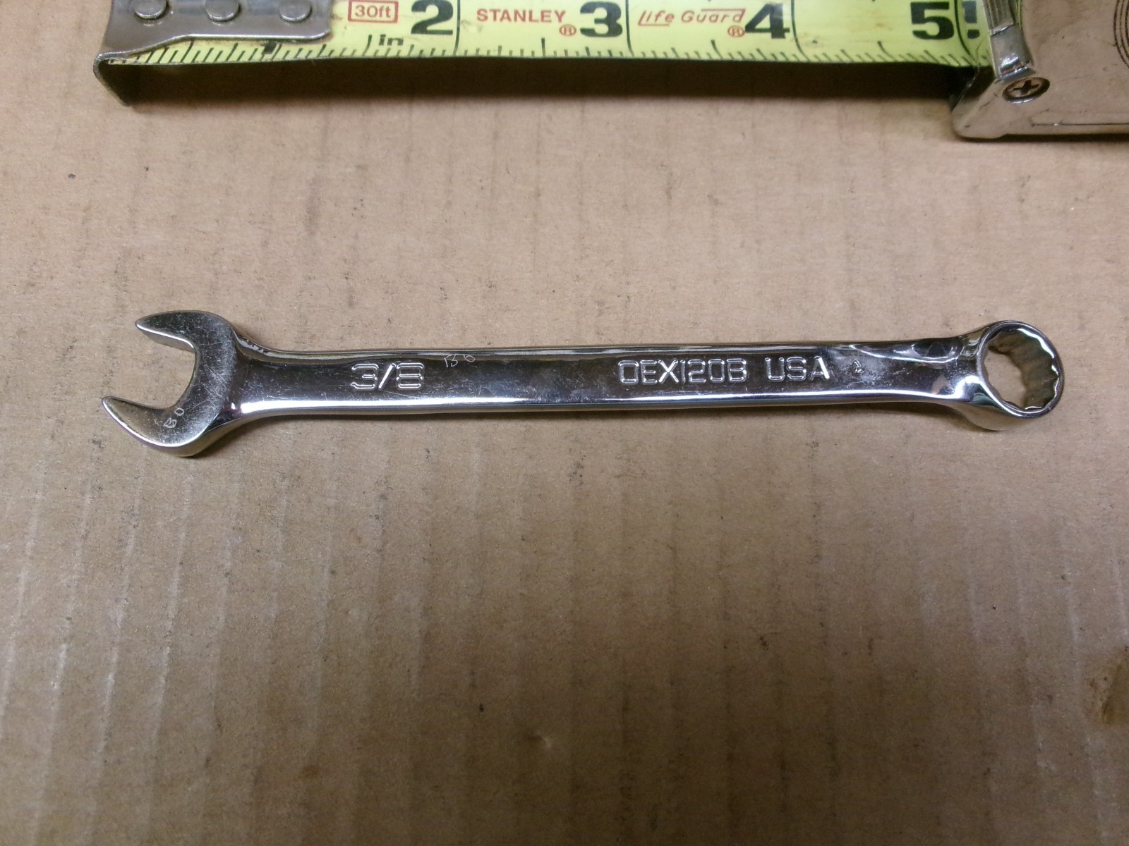Snap-on USA 3/8″ 12-Point Short Combination Wrench No OEX120B