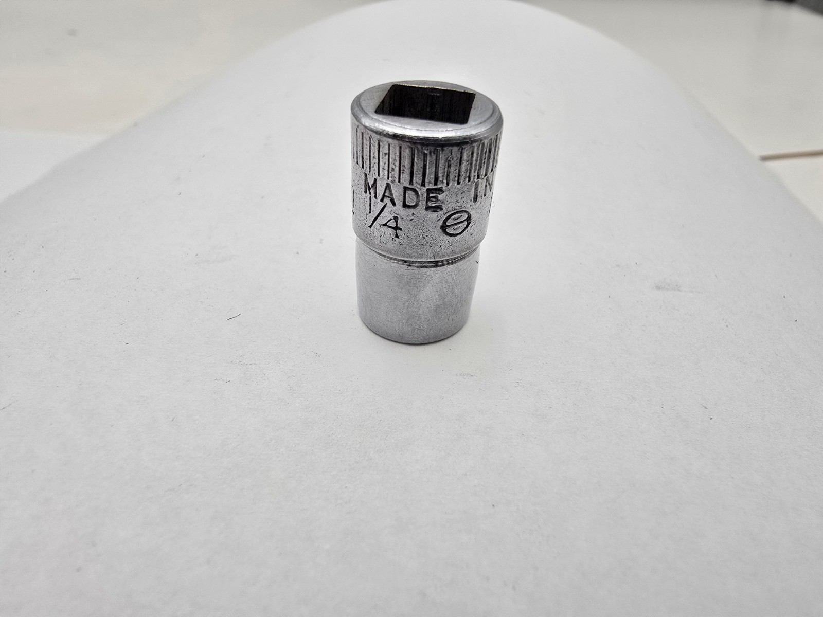 Vintage Snap-On Tools 9/32″ Drive 1/4″ SAE 8pt Double Square Socket M408 (M-408)