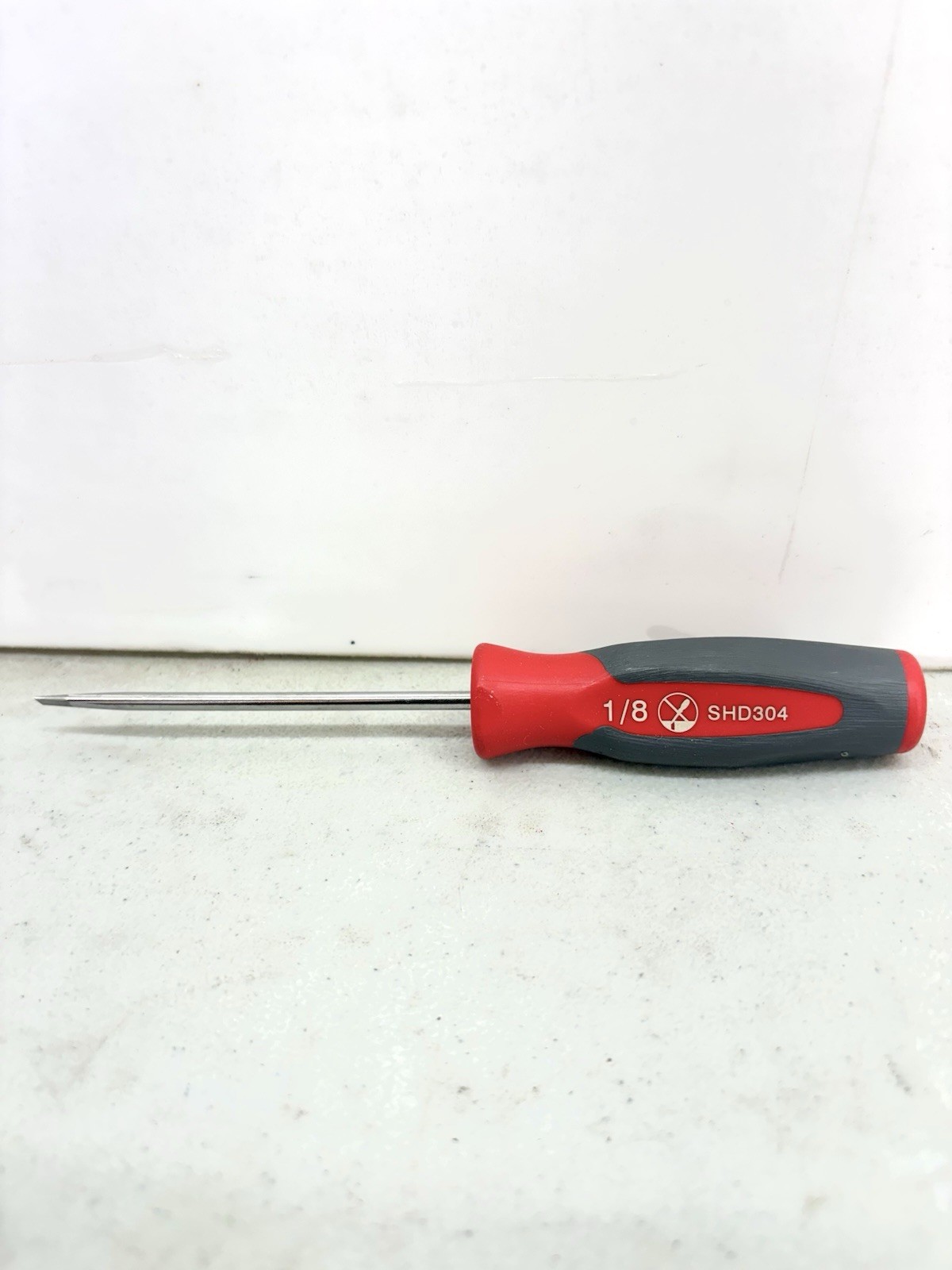 Snap-On Tools New Red SHD304 1/8” Flat Tip Hard Handle Mini Screw Driver