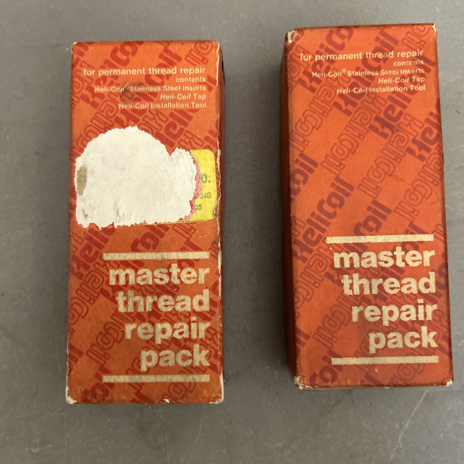 Heli-Coil Master Thread Repair Packs for spark plug threads Both Packs Included
