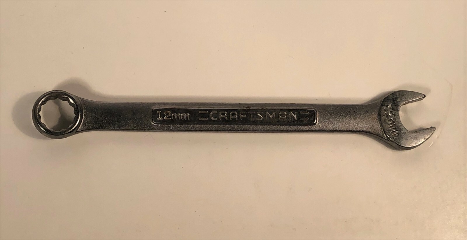 Vintage Craftsman -VA- Series #42916 12mm 12 Point Metric Combination Wrench USA