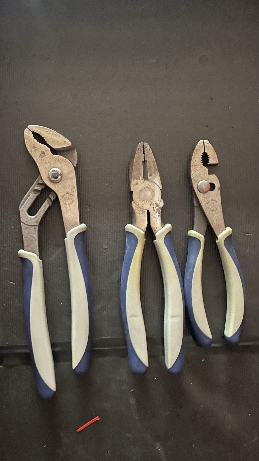 Blue-Point BPL501 5-Piece Pliers Set Tongue & Groove, Lineman, Slip-Joint