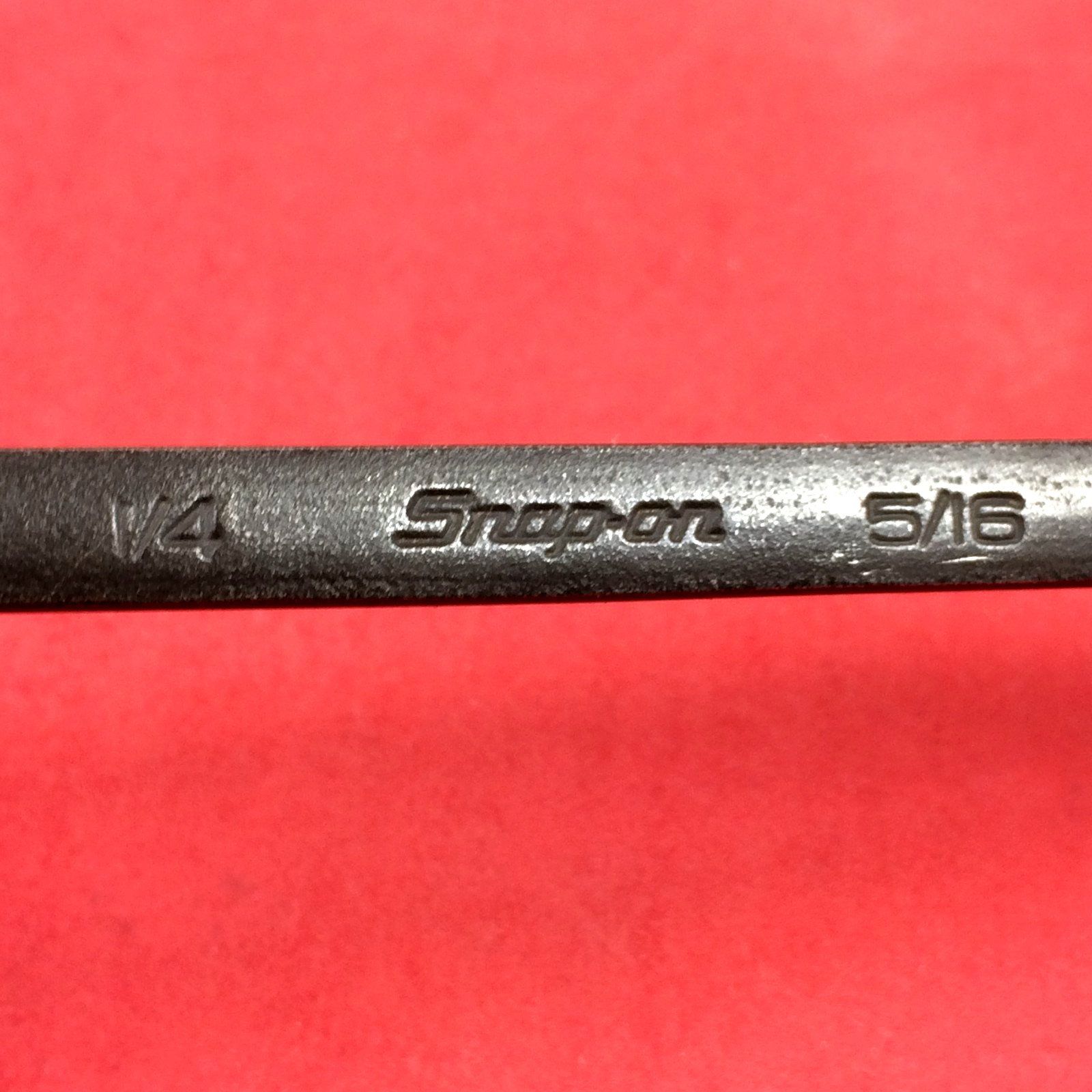 Modified Snap-on 1/4″ x 5/16″ GXDH810B High Performance 15° Offset Box Wrench