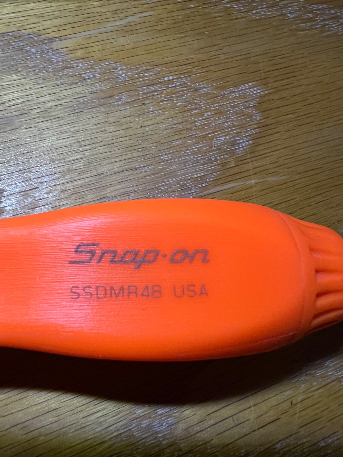 Snap-on Tools USA NEW ORANGE Hard Handle Ratcheting Screwdriver w/Bits SSDMR4B
