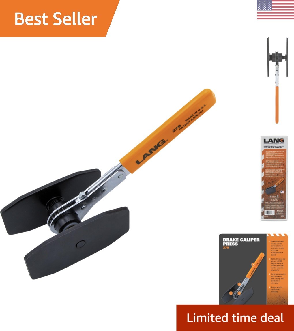 USA-Made Brake Caliper Tool – Flexible Use for Single to Quad Piston Calipers