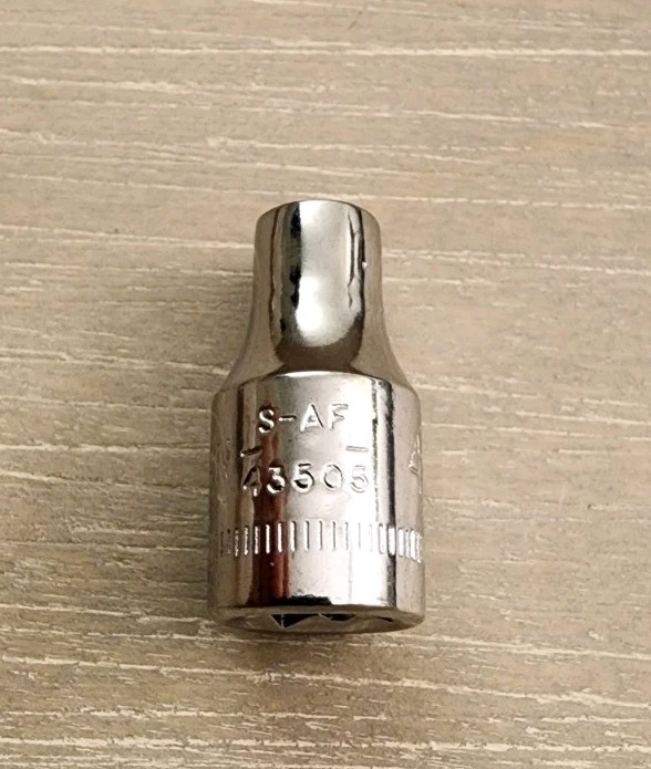 Craftsman 4mm Socket 6pt. 1/4″ Drive S-AF 43505