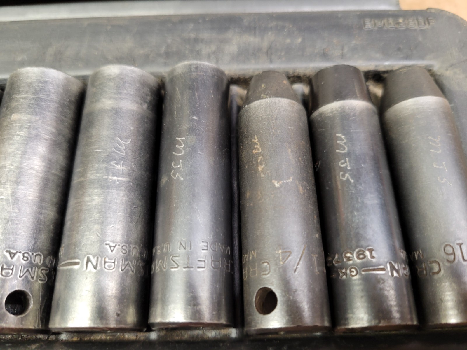 Craftsman USA 9-Piece 3/8″ Drive SAE Deep Impact Socket Set 1/4 – 3/4 No 19370