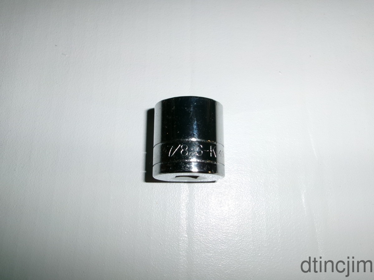 SK 45028 7/8in. 3/8in. Drive Six Point Shallow Socket