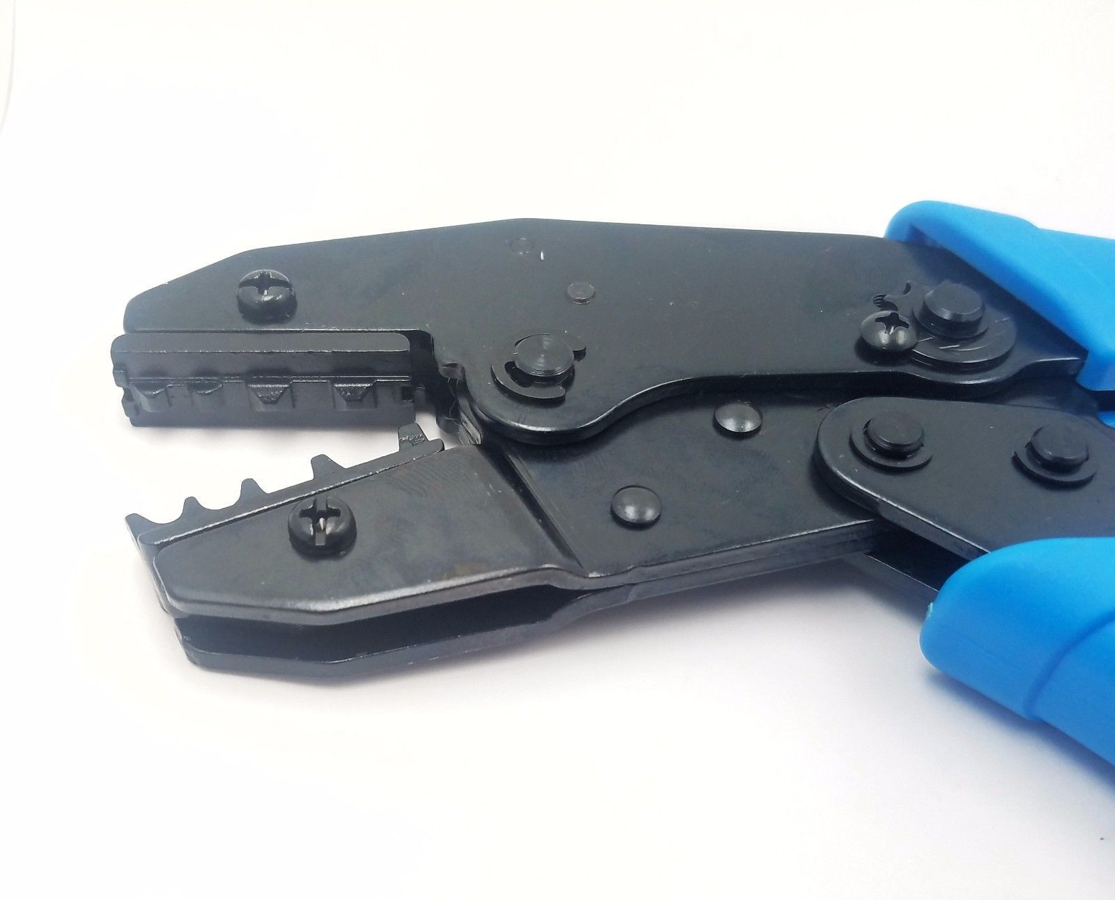 Interchangeable Ratchet Crimping Tool HT-336FM + Dies HT-2N & HT-2E Pin Terminal